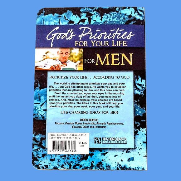 GOD'S PRIORITIES for Your Life for MEN ~ Paperback 318 Pgs ~ Excellent Condition - Picture 2 of 7